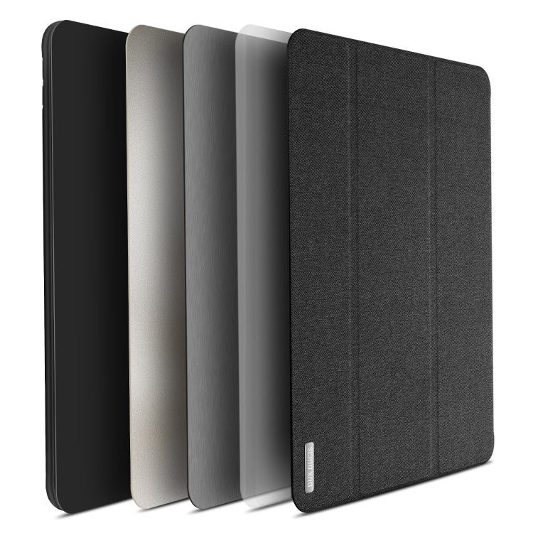 DUX DUCIS Domo Series Horizontal Flip Magnetic TPU + PU Leather Tablet Case with Three-folding Holder & Pen Slot For iPad Pro 12.9 inch 2017(Black) - free shipping - PMC TechLife - Order now!
