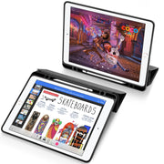 DUX DUCIS Domo Series Horizontal Flip Magnetic TPU + PU Leather Tablet Case with Three-folding Holder & Pen Slot For iPad Pro 12.9 inch 2017(Black)