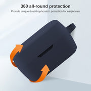Wireless Earphone Silicone Protective Case with Hook for JBL T280TWS X(Dark Green)