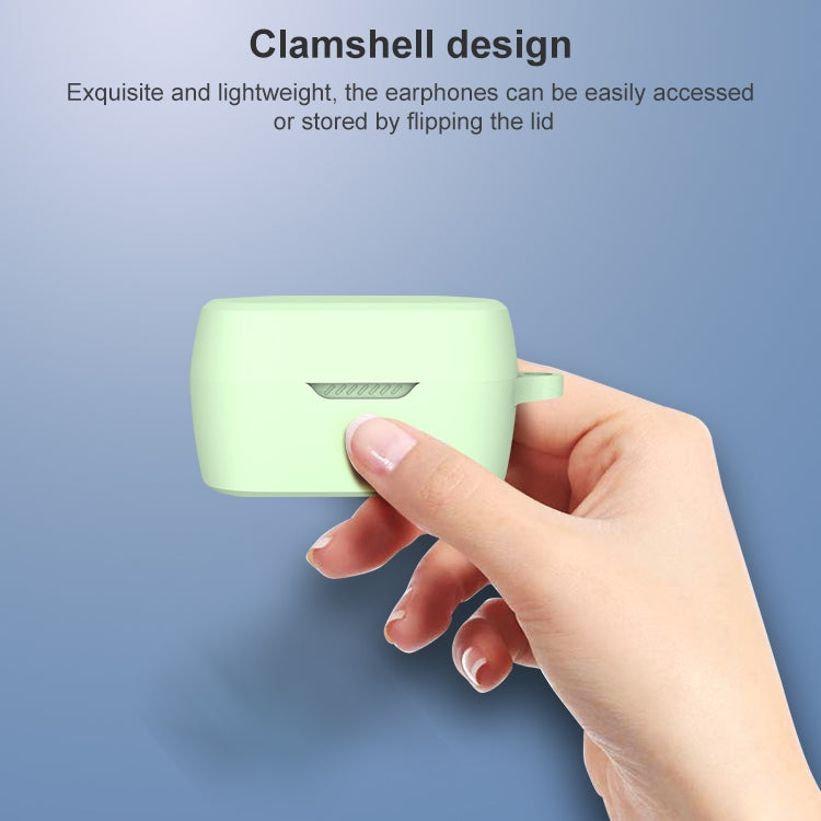 Wireless Earphone Silicone Protective Case with Hook for JBL T280TWS X(Dark Green) - free shipping - PMC TechLife - Order now!