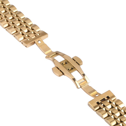 For Samsung Galaxy Watch4 40mm/44mm Seven-bead Stainless Steel Watch Band(Gold) - Watch Bands by Wintory | Online Shopping South Africa | PMC Jewellery | Buy Now Pay Later Mobicred