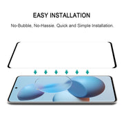 For Xiaomi Civi 25 PCS 3D Curved Edge Full Screen Tempered Glass Film(Black)