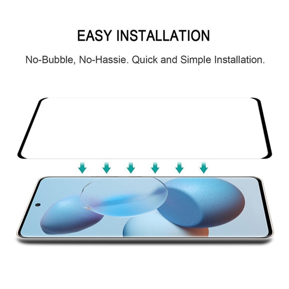 For Xiaomi Civi 25 PCS 3D Curved Edge Full Screen Tempered Glass Film(Black)