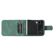 For Samsung Galaxy Z Flip3 5G AZNS Dream II Skin Feel PU+TPU Horizontal Flip PU Phone Case(Green)