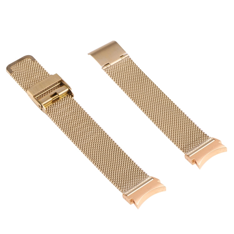 For Samsung Galaxy Watch4 40mm/44mm Double Insurance Buckle Milanese Watch Band(Gold) - Watch Bands by PMC TechLife | Online Shopping South Africa | PMC TechLife | Buy Now Pay Later Mobicred