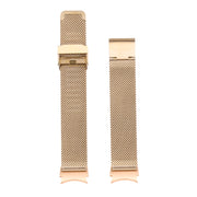 For Samsung Galaxy Watch4 40mm/44mm Double Insurance Buckle Milanese Watch Band(Gold)