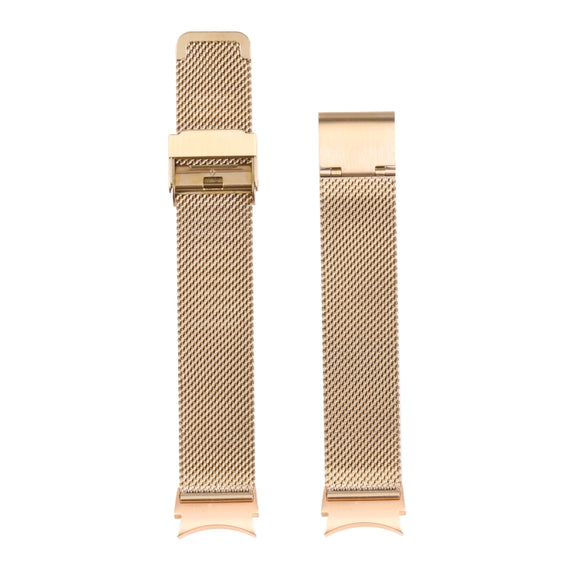 For Samsung Galaxy Watch4 40mm/44mm Double Insurance Buckle Milanese Watch Band(Gold)