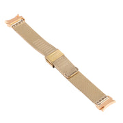 For Samsung Galaxy Watch4 40mm/44mm Double Insurance Buckle Milanese Watch Band(Gold)