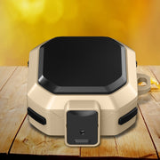 For Samsung Galaxy Buds Live / Buds 2 / Buds Pro / Buds 2 Pro Thunder Battlegear Anti-fall Earphones Protective Case with Switch (Gold)