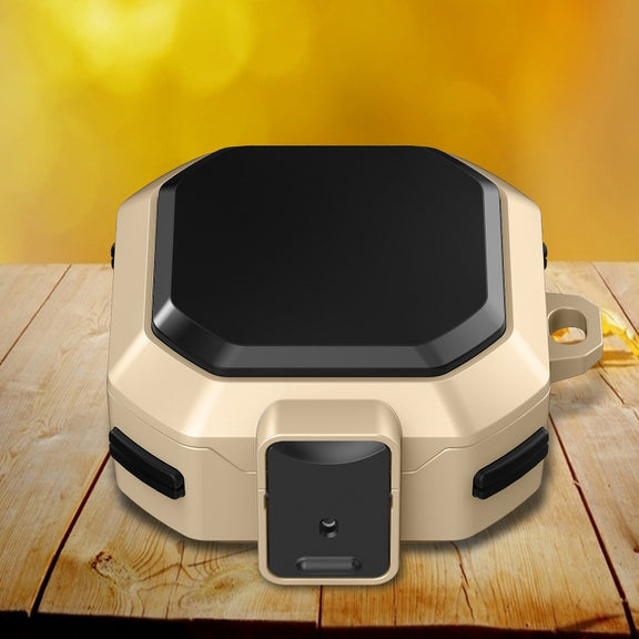 For Samsung Galaxy Buds Live / Buds 2 / Buds Pro / Buds 2 Pro Thunder Battlegear Anti-fall Earphones Protective Case with Switch (Gold)