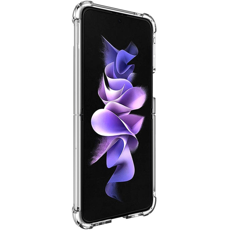 For Samsung Galaxy Z Flip3 5G IMAK All-inclusive Shockproof Airbag TPU Case with Screen Protector(Transparent) - free shipping - PMC TechLife - Order now!