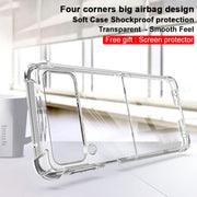 For Samsung Galaxy Z Flip3 5G IMAK All-inclusive Shockproof Airbag TPU Case with Screen Protector(Transparent)