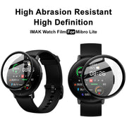 For Mibro Lite IMAK Plexiglass HD Watch Protective Film