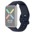 For OPPO Watch Free NFC Version Sport Silicone Watch Band(Ink Blue)
