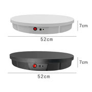 52cm Remote Control Electric Rotating Turntable Display Stand Video Shooting Props Turntable, Plug-in Power, Power Plug:EU Plug(Black)