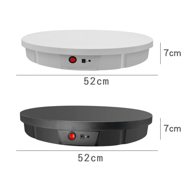 52cm Remote Control Electric Rotating Turntable Display Stand Video Shooting Props Turntable, Plug-in Power, Power Plug:EU Plug(Black)