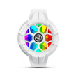 HXSJ P10 Portable Gaming Mobile Phone Radiator Holder with Rainbow Backlight(White) - Cooling Fan Radiator by HXSJ | Online Shopping South Africa | PMC TechLife | Buy Now Pay Later Mobicred