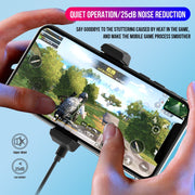 HXSJ P10 Portable Gaming Mobile Phone Radiator Holder with Rainbow Backlight(White)