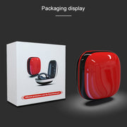 Mirror Surface Silicone + PC Wireless Earphone Protective Case for Beats Powerbeats Pro(Grey+White)