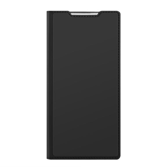 For Samsung Galaxy S22 Ultra 5G DUX DUCIS Skin Pro Series Horizontal Flip Leather Phone Case with Holder & Card Slots(Black)