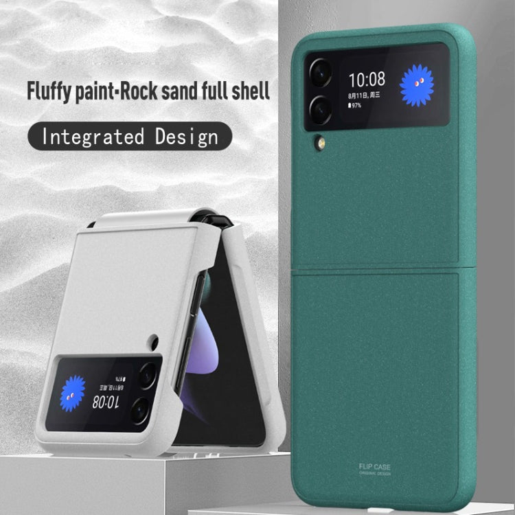 For Samsung Galaxy Z Flip3 5G Rock Sand All Inclusive Phone Case(Grey) - free shipping - PMC TechLife - Order now!