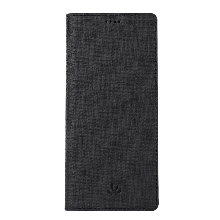 For Sony Xperia 5 ViLi Shockproof TPU + PU Horizontal Flip Protective Case with Card Slot & Holder(Black)