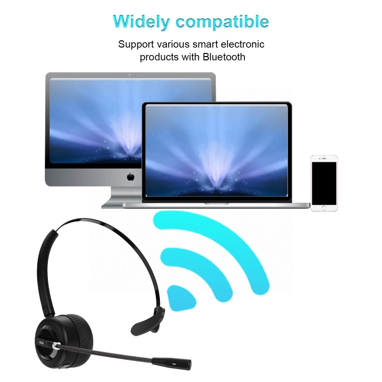 Anivia A8 Bluetooth Telephone Headset with Noise-cancelling Microphone(Black) - free shipping - PMC Jewellery - Order now!