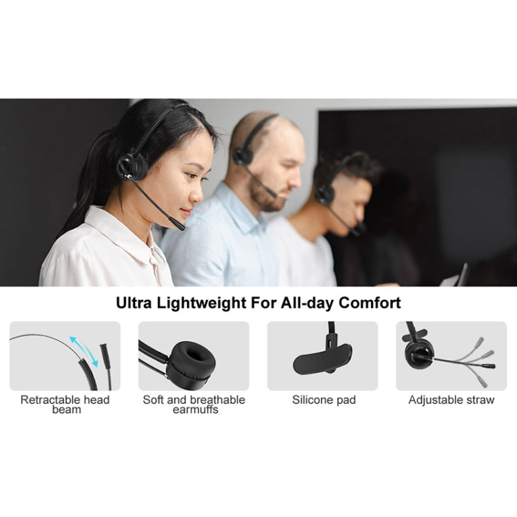 Anivia A8 Bluetooth Telephone Headset with Noise-cancelling Microphone(Black) - free shipping - PMC TechLife - Order now!