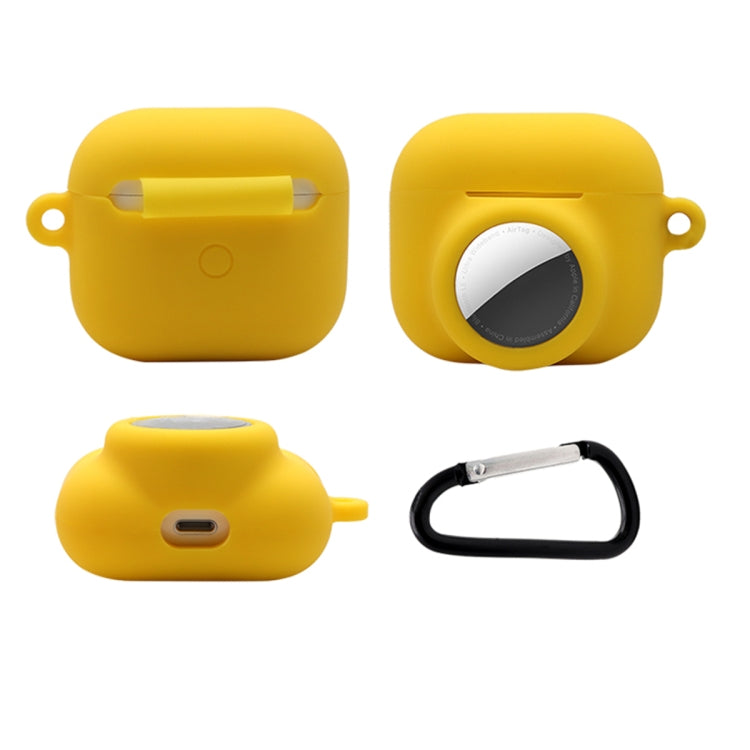 2 in 1 Shockproof Full Coverage Silicone Protective Case For AirPods 3 / AirTag(Blue) - free shipping - PMC TechLife - Order now!
