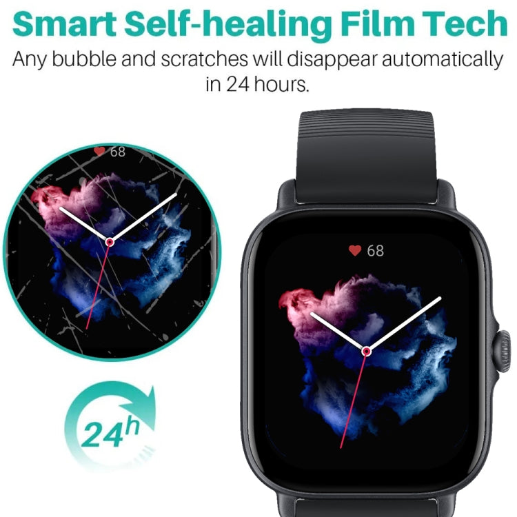Curved 3D Composite Material Soft Film Screen Protector For Amazfit GTS 3 - Screen Protector by ENKAY | Online Shopping South Africa | PMC Jewellery | Buy Now Pay Later Mobicred