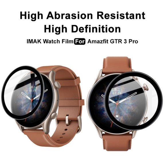 For Amazfit GTR 3 Pro IMAK Plexiglass HD Watch Protective Film