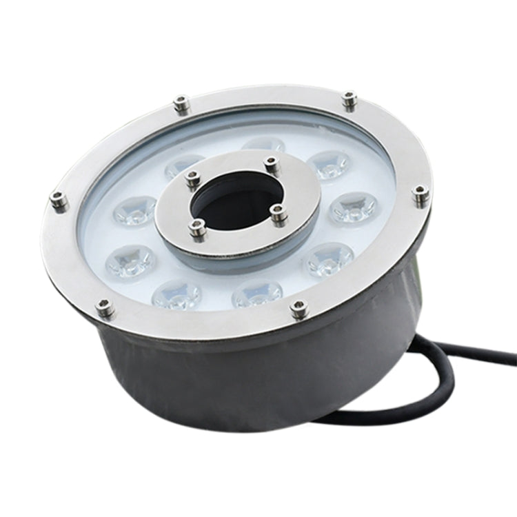 18W Landscape Colorful Color Changing Ring LED Aluminum Alloy Underwater Fountain Light(Colorful)