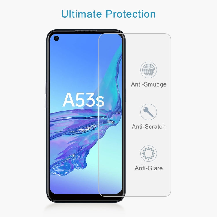 0.26mm 9H 2.5D Tempered Glass Film For OPPO A53s 5G - OPPO Tempered Glass by DIYLooks | Online Shopping South Africa | PMC TechLife | Buy Now Pay Later Mobicred