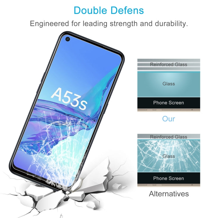 0.26mm 9H 2.5D Tempered Glass Film For OPPO A53s 5G - OPPO Tempered Glass by DIYLooks | Online Shopping South Africa | PMC TechLife | Buy Now Pay Later Mobicred