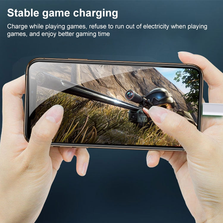 SDC-20W PD USB-C / Type-C Travel Charger + 1m 20W USB-C / Type-C to 8 Pin Data Cable Set, EU Plug(White) - free shipping - PMC TechLife - Order now!