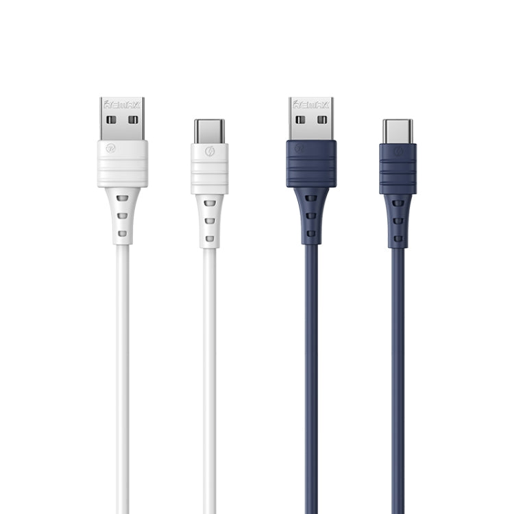REMAX RC-179a 2.4A Type-C / USB-C High Elastic TPE Fast Charging Data Cable, Length: 1m(Blue) - free shipping - PMC TechLife - Order now!