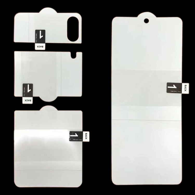 Full Screen Protector Explosion-proof Hydrogel Film For Samsung Galaxy Z Flip3 5G(Internal+External+Back Screen) - free shipping - PMC TechLife - Order now!