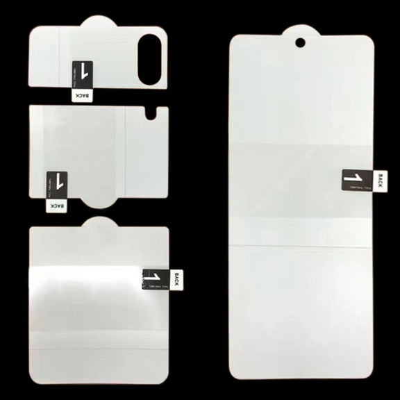Full Screen Protector Explosion-proof Hydrogel Film For Samsung Galaxy Z Flip3 5G(Internal+External+Back Screen)