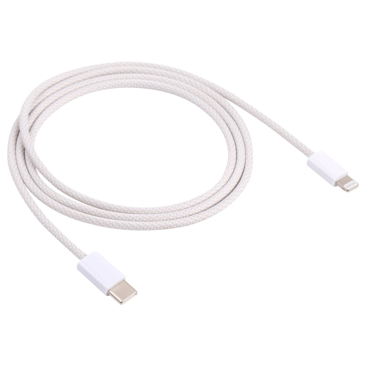 12W PD USB-C / Type-C to 8 Pin Data Cable, Cable Length: 1m(White) - 2 in 1 Cable by PMC TechLife | Online Shopping South Africa | PMC TechLife