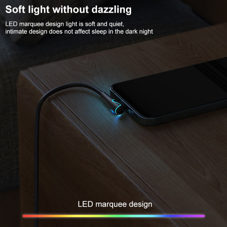 REMAX RC-192i Carrie Series PD 20W USB-C / Type-C to 8 Pin 90 Degree Elbow Fast Charging Gaming Data Cable, Cable Length: 1m(White) - 2 in 1 Cable by REMAX | Online Shopping South Africa | PMC TechLife | Buy Now Pay Later Mobicred