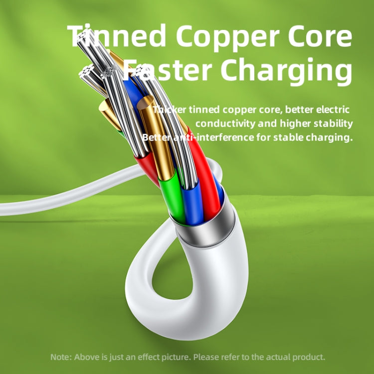 REMAX RC-198a Chaining II Series 5A USB to USB-C / Type-C Fast Charging Data Cable, Cable Length: 1m(White) - USB-C & Type-C Cable by REMAX | Online Shopping South Africa | PMC TechLife | Buy Now Pay Later Mobicred