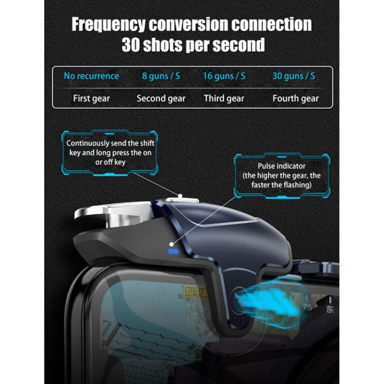 MeMo AK02 Burst Shooting Capacitive Mobile Phone Gamepad(Red) - Handle Shooter by PMC TechLife | Online Shopping South Africa | PMC TechLife