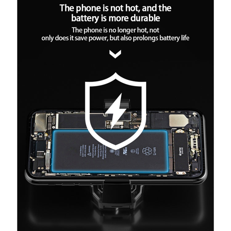 MeMo FL05 Fan Mobile Phone Radiator with Colorful Lights(Black) - free shipping - PMC TechLife - Order now!