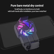 MeMo FL05 Fan Mobile Phone Radiator with Colorful Lights(Black)