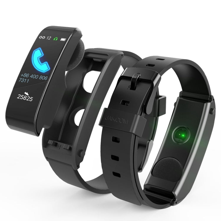 JAKCOM F2 1.28 inch TFT Color Screen Bluetooth Earphone Smart Watch, Support Sleep Monitoring / Heart Rate Monitoring / Bluetooth Call / NFC Function(Black) - free shipping - PMC TechLife - Order now!