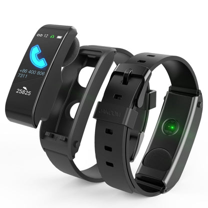 JAKCOM F2 1.28 inch TFT Color Screen Bluetooth Earphone Smart Watch, Support Sleep Monitoring / Heart Rate Monitoring / Bluetooth Call / NFC Function(Black) - free shipping - PMC Jewellery - Order now!