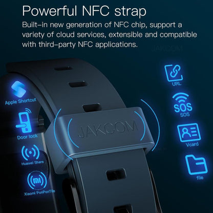 JAKCOM F2 1.28 inch TFT Color Screen Bluetooth Earphone Smart Watch, Support Sleep Monitoring / Heart Rate Monitoring / Bluetooth Call / NFC Function(Black) - free shipping - PMC Jewellery - Order now!