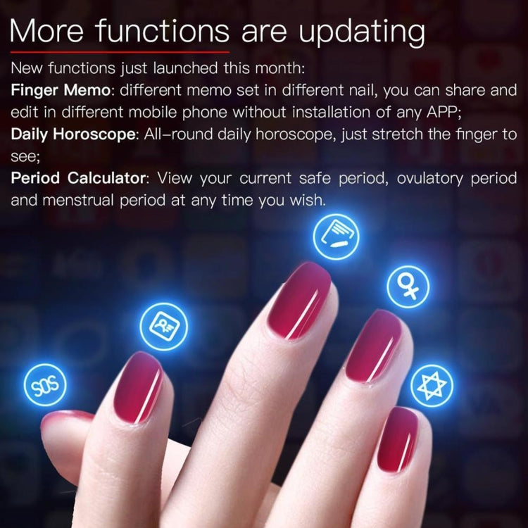 JAKCOM N3 Smart Nail Chip - Smart Rings / Smart Telephones by JAKCOM | Online Shopping South Africa | PMC Jewellery | Buy Now Pay Later Mobicred