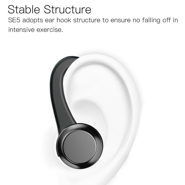JAKCOM SE5 True Wireless Sport Bluetooth Earphone(Black) - Sport Earphone by JAKCOM | Online Shopping South Africa | PMC Jewellery | Buy Now Pay Later Mobicred