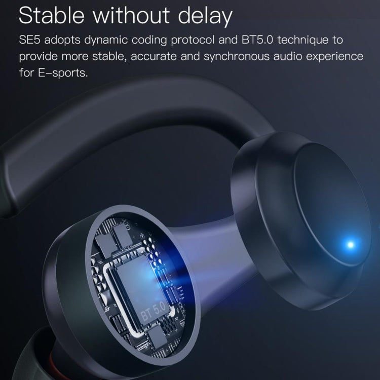 JAKCOM SE5 True Wireless Sport Bluetooth Earphone(Black) - Sport Earphone by JAKCOM | Online Shopping South Africa | PMC Jewellery | Buy Now Pay Later Mobicred